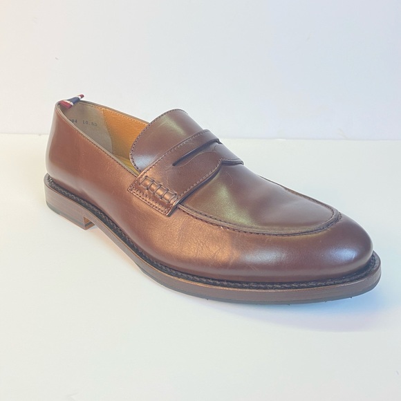 oar stripe penny loafers